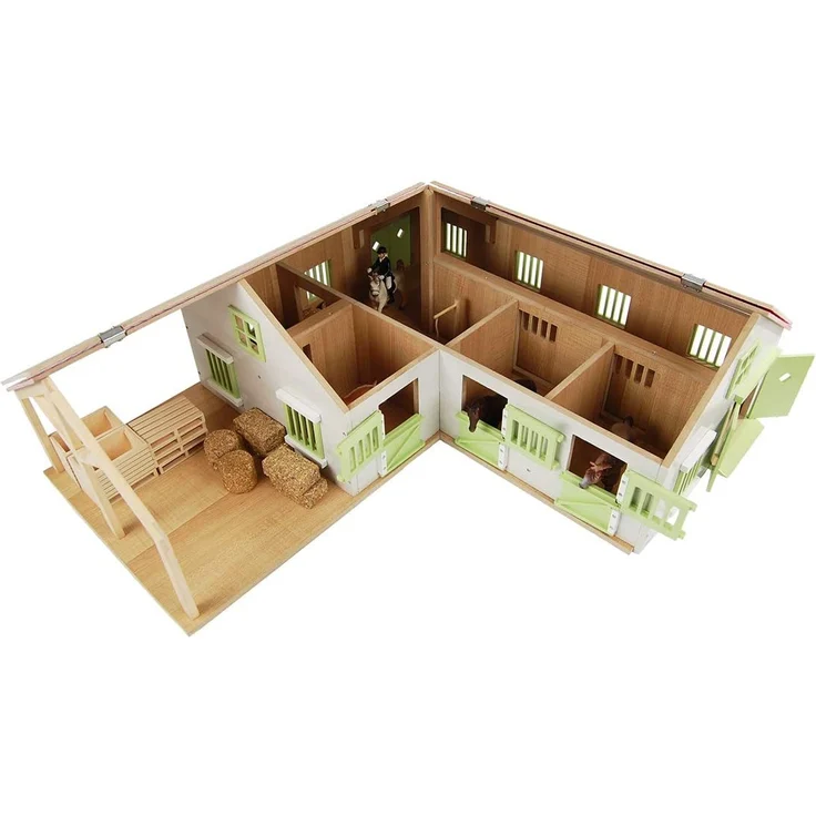Kids Globe Pferdestall 1:24 Rosa – Bild 2
