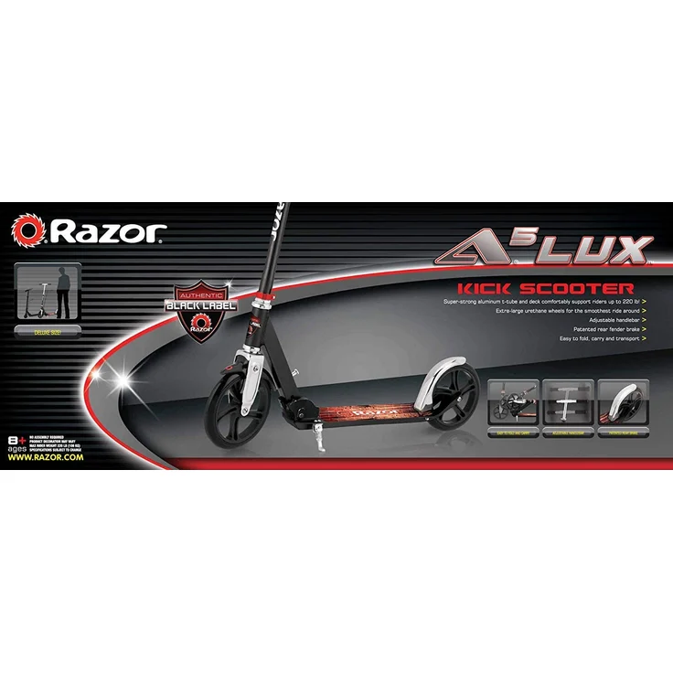 Razor A5 Lux Black Scooter – Bild 8