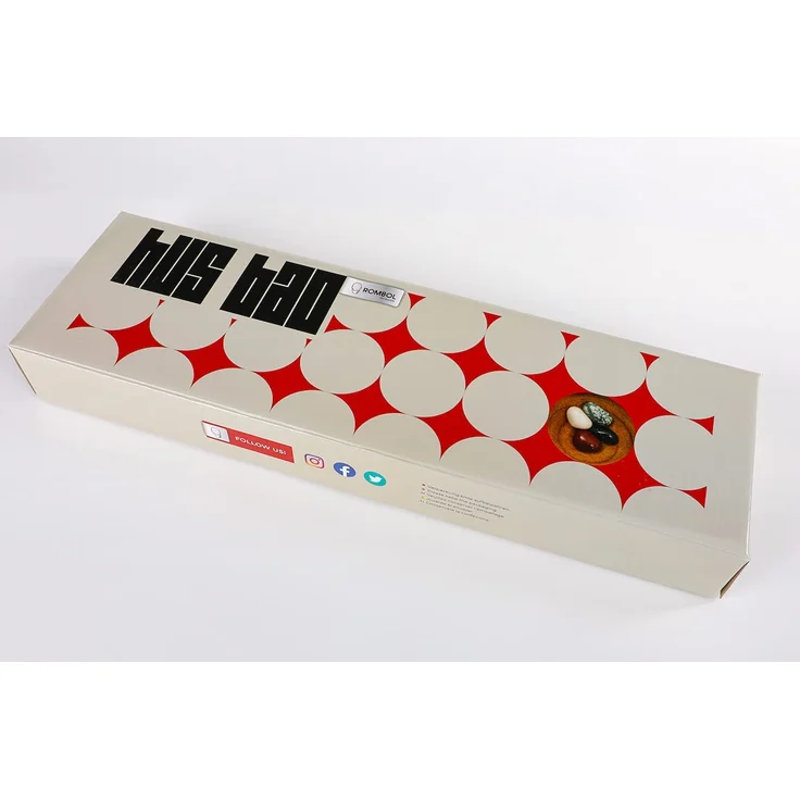 ROMBOL HUS BAO, Steinchenspiel, Bohnenspiel, Halbedelsteine, Mancala, Kalah. – Bild 6