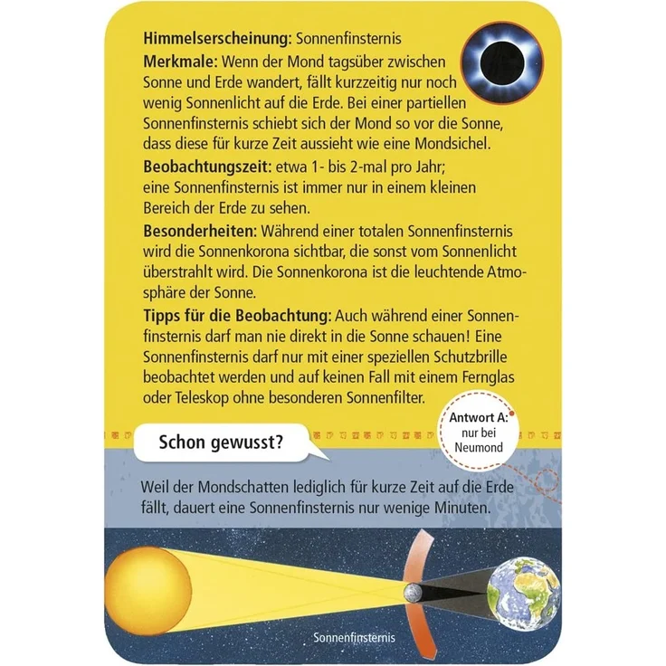 moses. Expedition Natur - 50 Sternbilder und Planeten| Bestimmungskarten im Set | Mit spannenden Quizfragen – Bild 3