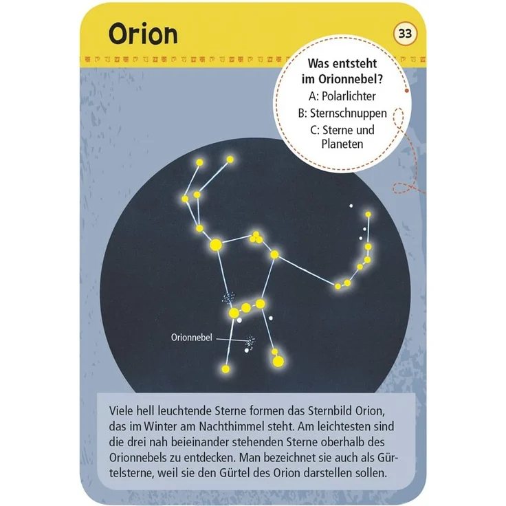 moses. Expedition Natur - 50 Sternbilder und Planeten| Bestimmungskarten im Set | Mit spannenden Quizfragen – Bild 2