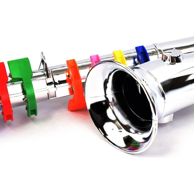 Bontempi 32 4331 Saxophon mit 8 farbigen Tasten/Noten. L. 415 mm – Bild 6