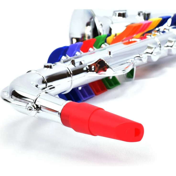 Bontempi 32 4331 Saxophon mit 8 farbigen Tasten/Noten. L. 415 mm – Bild 5