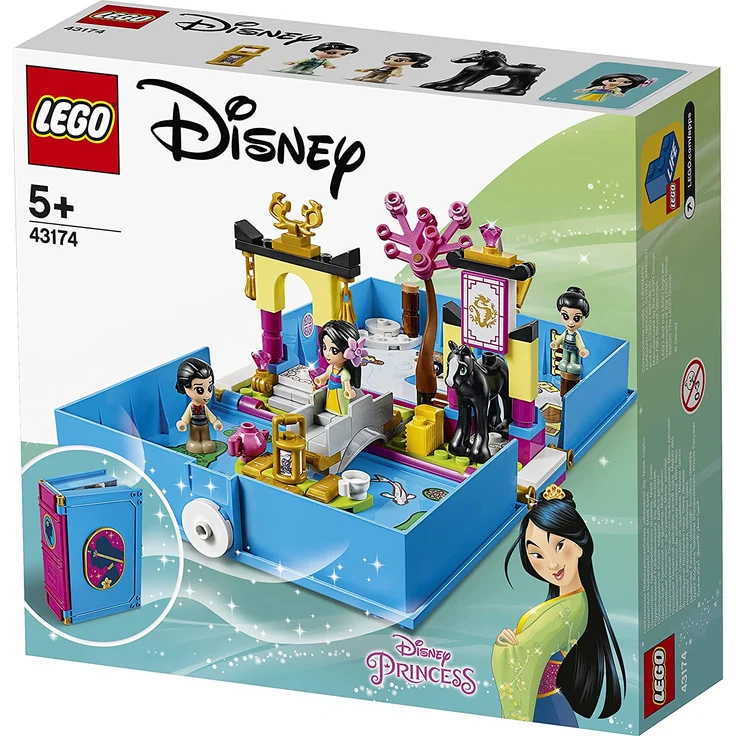 LEGO Disney Prinzessin 43174 Mulans Märchenbuch Abenteuer Tragbares Spielset – Bild 9