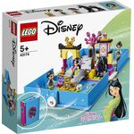 LEGO Disney Prinzessin 43174 Mulans Märchenbuch Abenteuer Tragbares Spielset