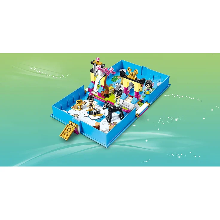 LEGO Disney Prinzessin 43174 Mulans Märchenbuch Abenteuer Tragbares Spielset – Bild 4