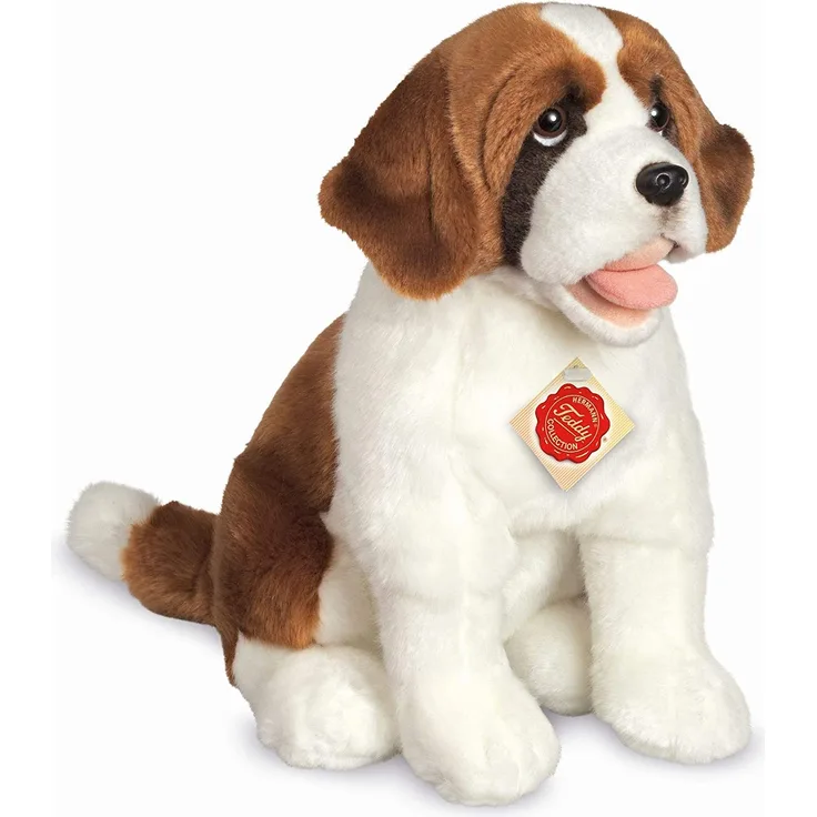 Hermann Teddy Collection 919179 - Plüsch-Bernhardiner sitzend, 33 cm