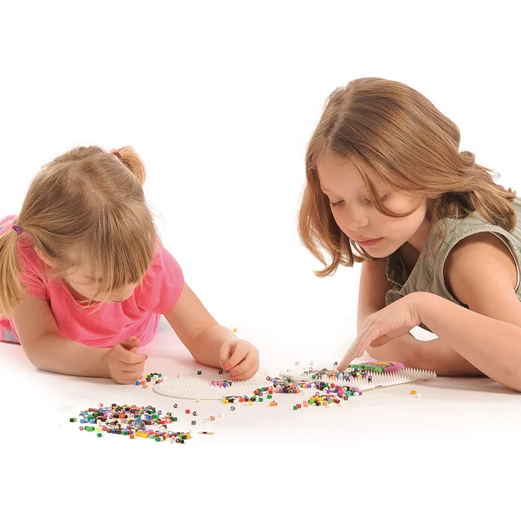 Hama 8712 - Gigantische Geschenkpackung, ca. 900 Maxi-Bügelperlen, 2 Stiftplatten und Zubehör – Bild 5