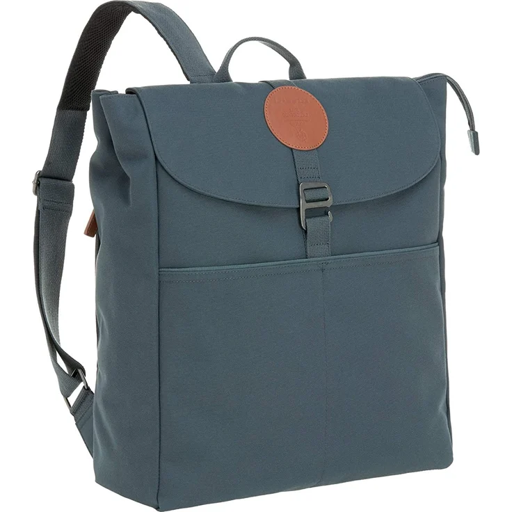 LÄSSIG Baby Wickelrucksack Wickeltasche Babytasche stylische Tasche inkl. Wickelzubehör/Backpack Adventure, Petrol – Bild 2