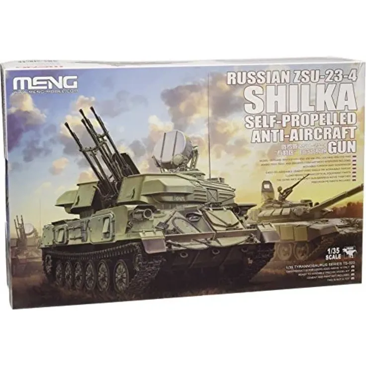 MENG-Model TS-023 Russian ZSU-23-4 Shilka Self-Propelled Anti-Aircraft Gun