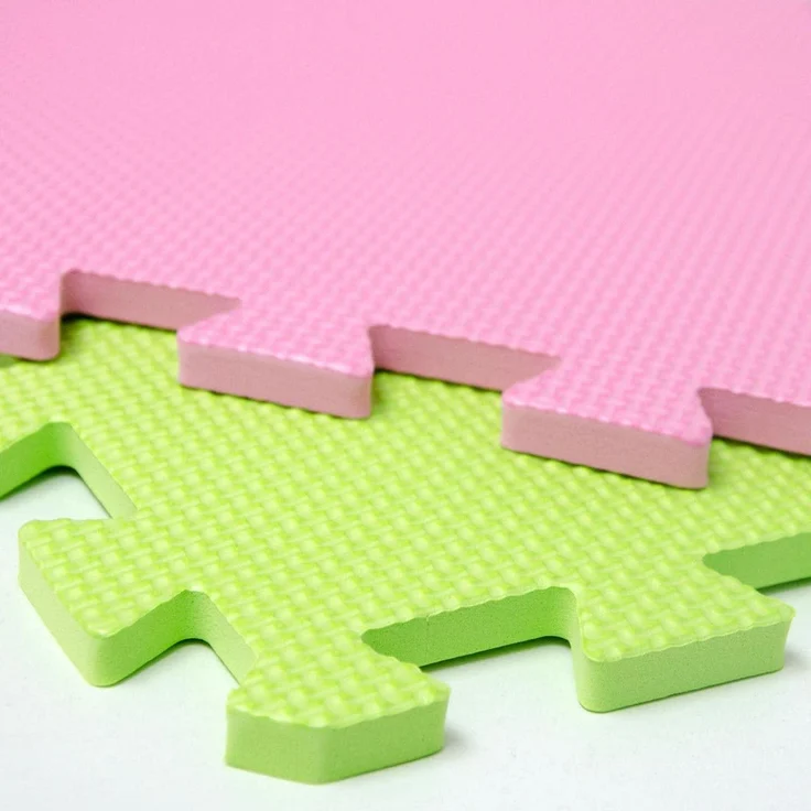 Baby Puzzlematte Ab Null Kinder Spielmatte Krabbelmatte Bodenmatte Pastell Uni – Bild 4