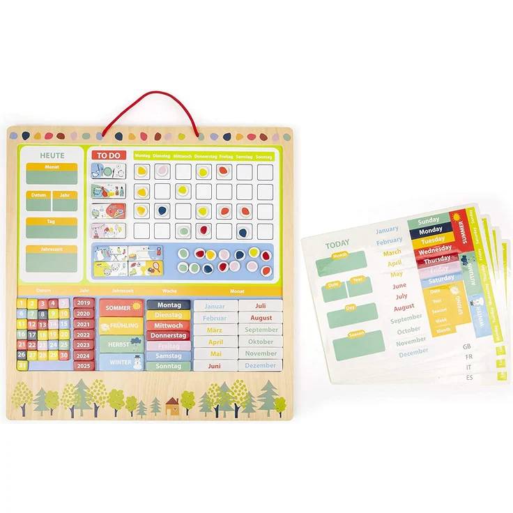 Wochenplaner, magnetisch "Educate" – Bild 1