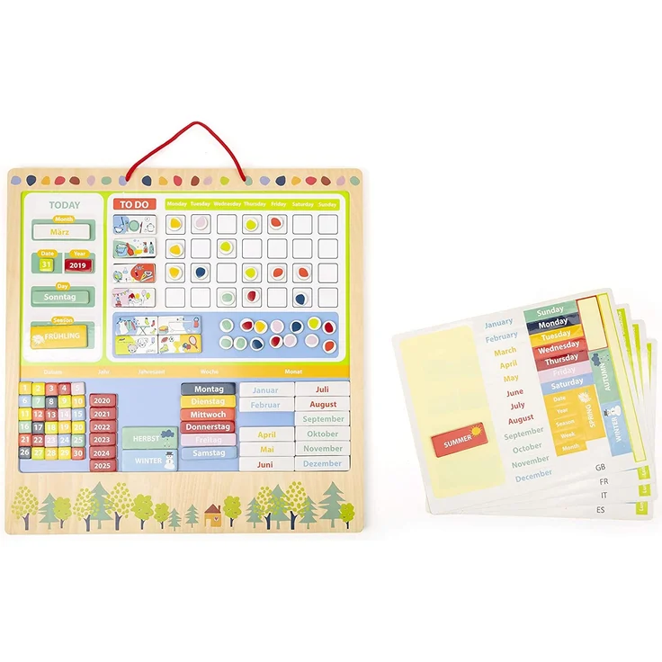 Wochenplaner, magnetisch "Educate" – Bild 2