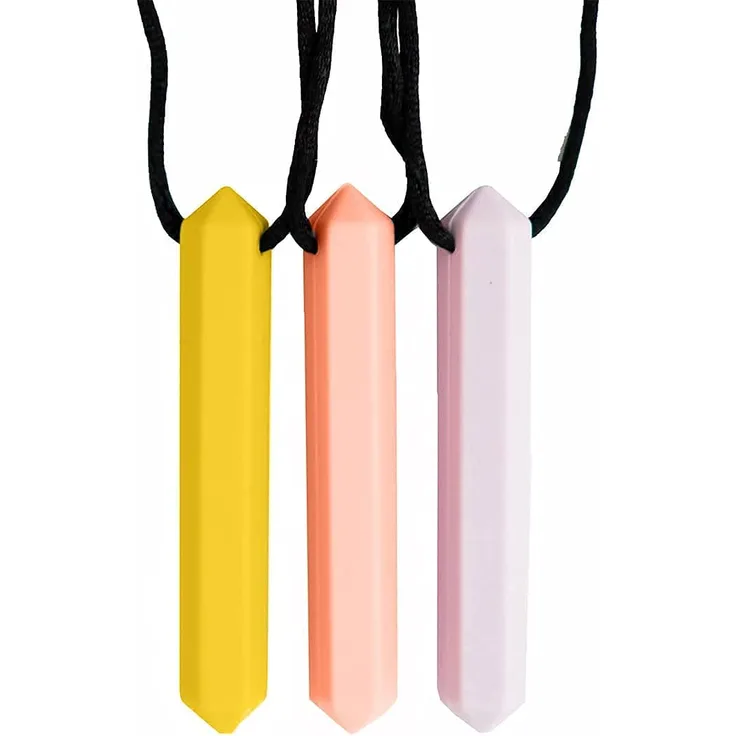 Tilcare Chew Chew Sensory Kauen Halskette - Am besten für Kinder oder Erwachsene, die gerne beißen oder Autismus haben - Langlebiges und starkes Silikon-Kauspielzeug - Kaukette für Jungen und Mädchen