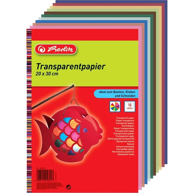 Herlitz Transparentpapier 20x30 cm VE=1 Blatt
