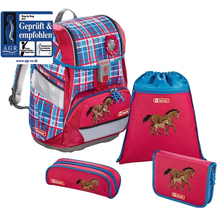 Step by Step 2in1 Schulranzen-Set 4-teilig Horse Family – Bild 9