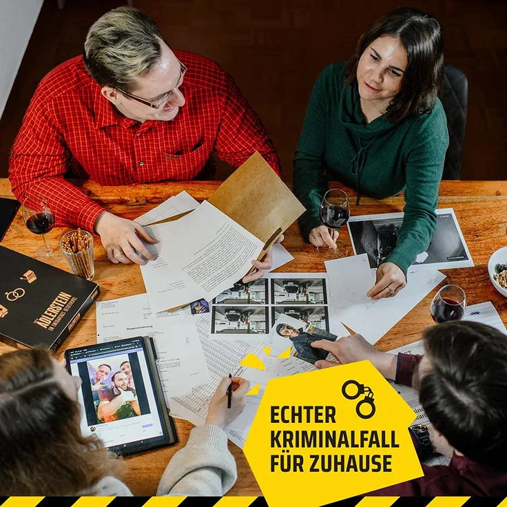 iDventure Detective Stories. Fall 1: Das Feuer in Adlerstein. Tatort Detektivspiel, Krimispiel, Escape Room Spiel für zu Hause – Bild 2