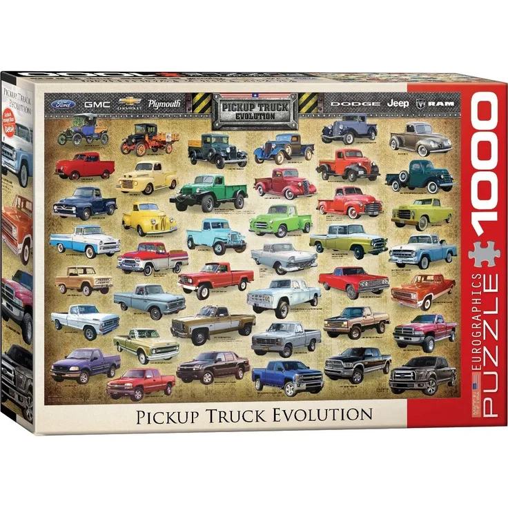 EuroGraphics Puzzle Pickup Truck Evolution