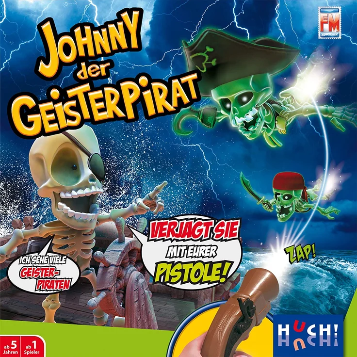 Johnny der Geisterpirat elektronisches Kinderspiel, bunt – Bild 6