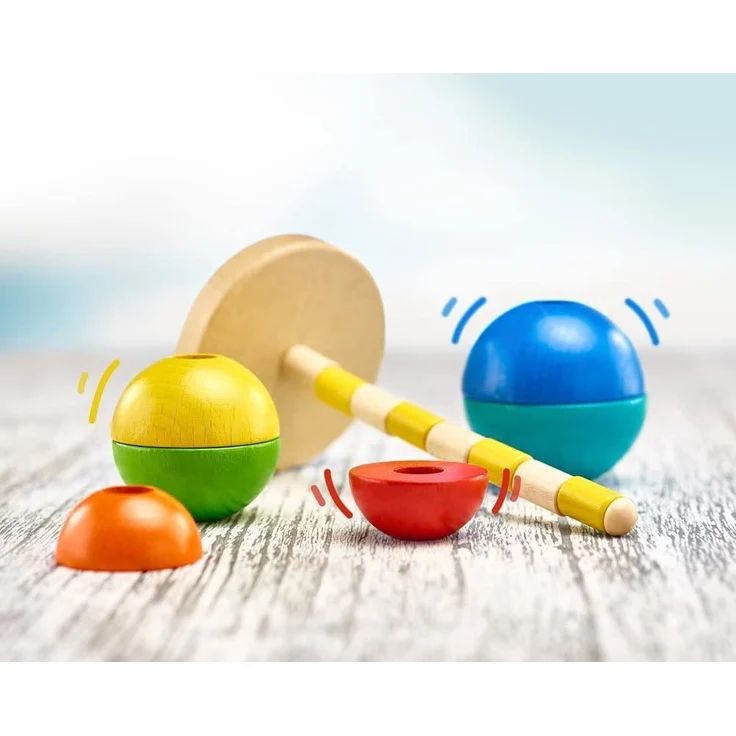 Selecta Holzspielzeug Stapelturm Kugel – Bild 4