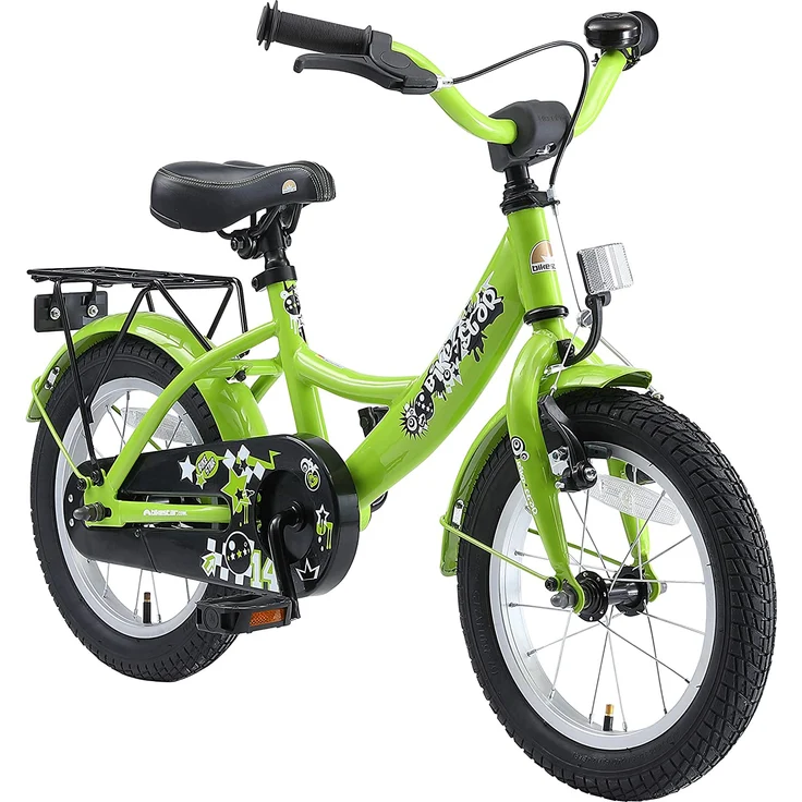 Bikestar Kinder Fahrrad Classic, Grün, ab 4 Jahre 14 Zoll – Bild 1