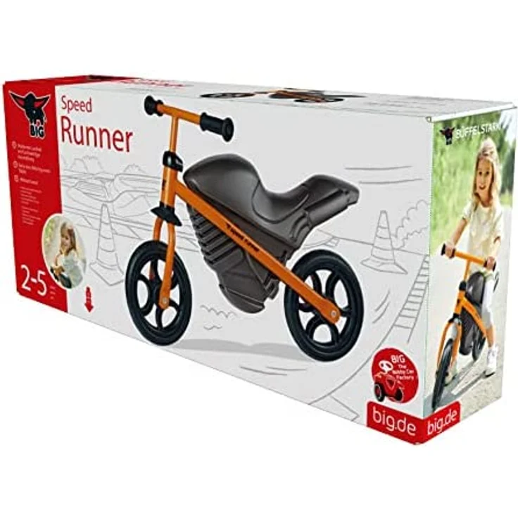 BIG 800056865 Self-balancing scooter Grau Orange Einfarbig 1 5 Jahr(e) 3 Jahr(e) 370 mm – Bild 9