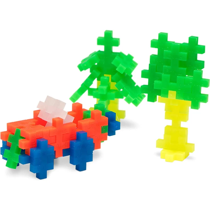 Plus-Plus 9603351 Geniales Konstruktionsspielzeug, Open Play Neon, Bausteine-Set, 300 Teile – Bild 7