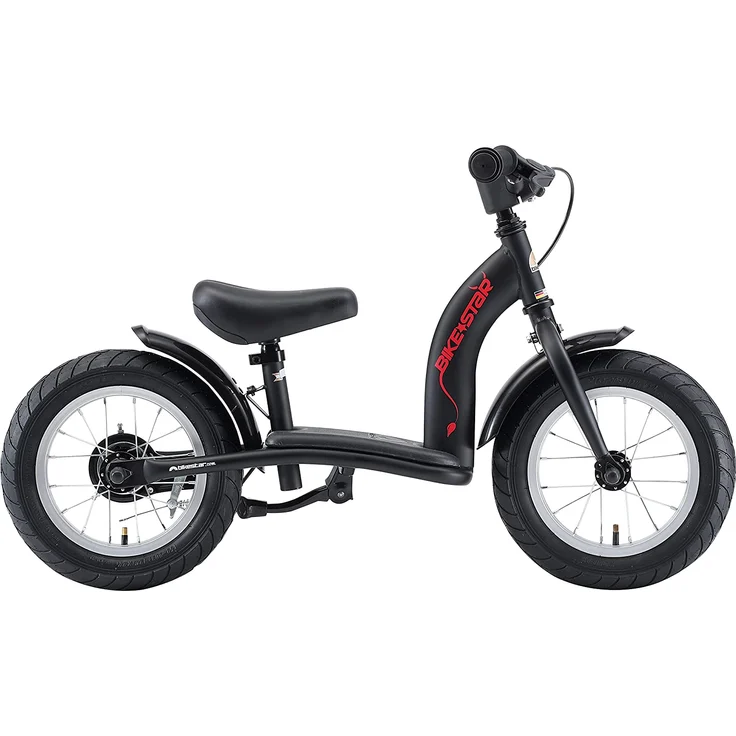 BIKESTAR Kinder Laufrad Lauflernrad Kinderrad für Jungen und Mädchen ab 3-4 Jahre | 12 Zoll Classic Kinderlaufrad | Schwarz – Bild 2