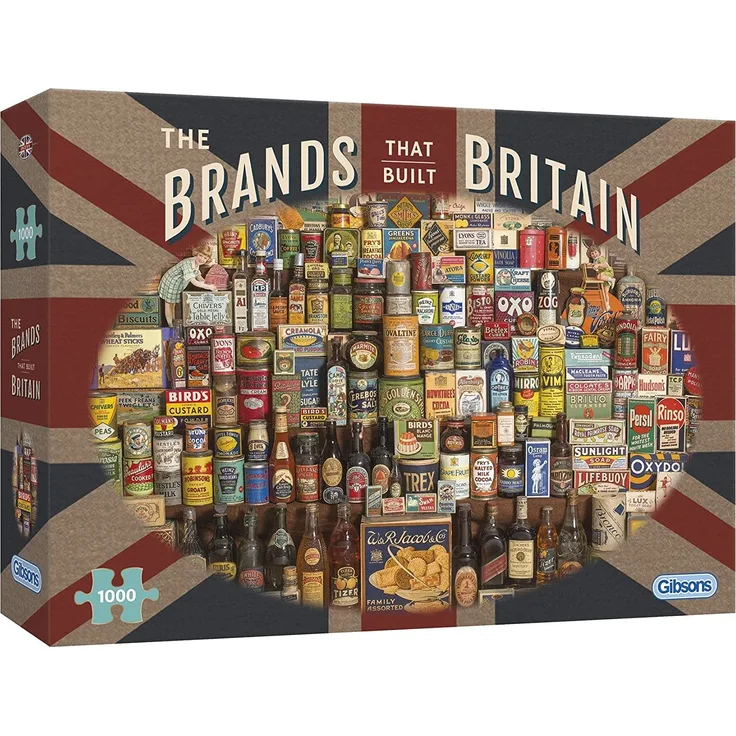 Gibsons - Puzzle (1000 Teile), die Marke, die Großbritannien baut