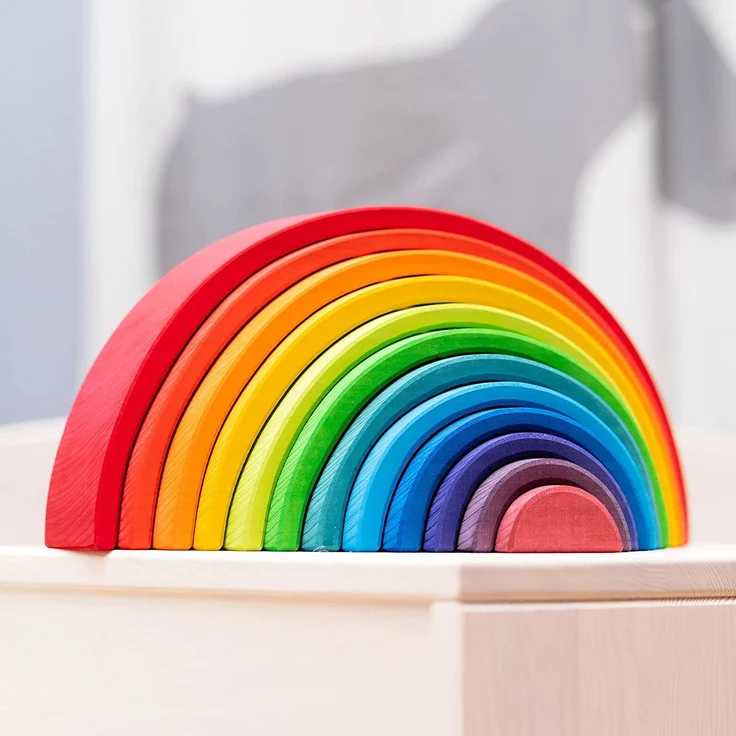 Großer Regenbogen Bunt 12-teilig | GRIMM'S - Preisvergleich – Bild 1