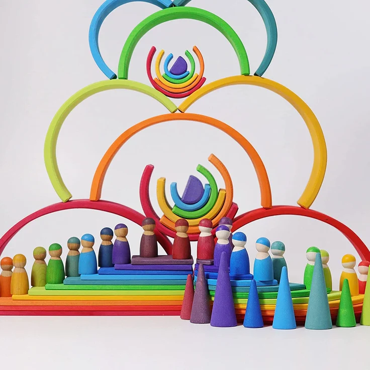 Großer Regenbogen Bunt 12-teilig | GRIMM'S - Preisvergleich – Bild 8