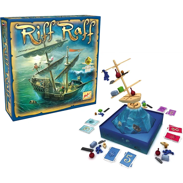 Zoch 601105012 - Riff Raff, das Geschicklichkeitsspiel für die Ganze Familie - Empfehlungsliste zum Spiel des Jahres 2013, ab 8 Jahren