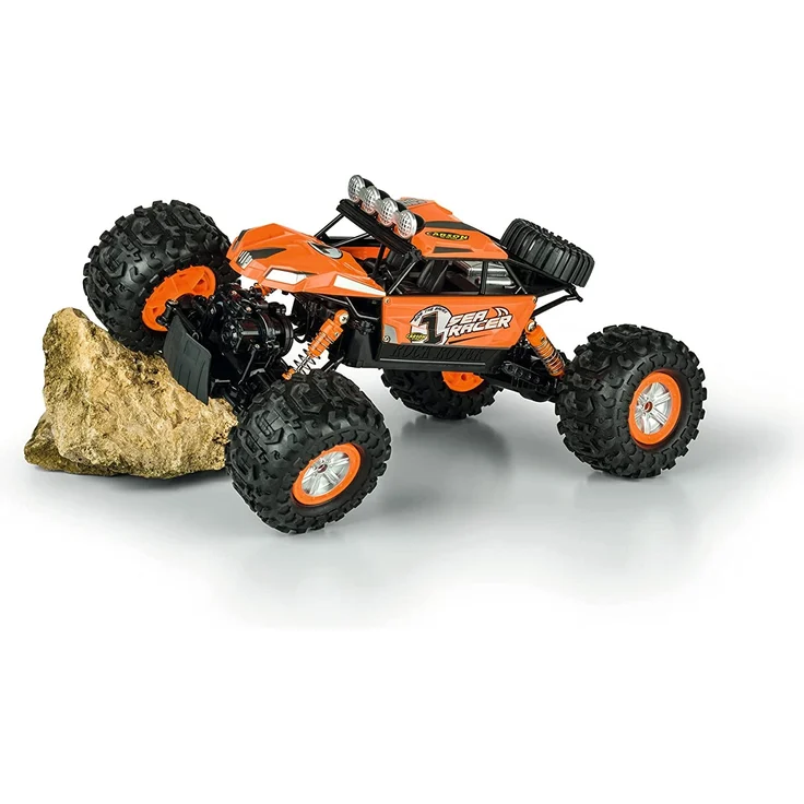 Carson 500404138 Sea Racer 1:12 – RC-Auto als Amphibienfahrzeug, 100% RTR, für Land und Wasser, robust und wasserfest, mit 2.4G Fernsteuerung, Orange – Bild 2