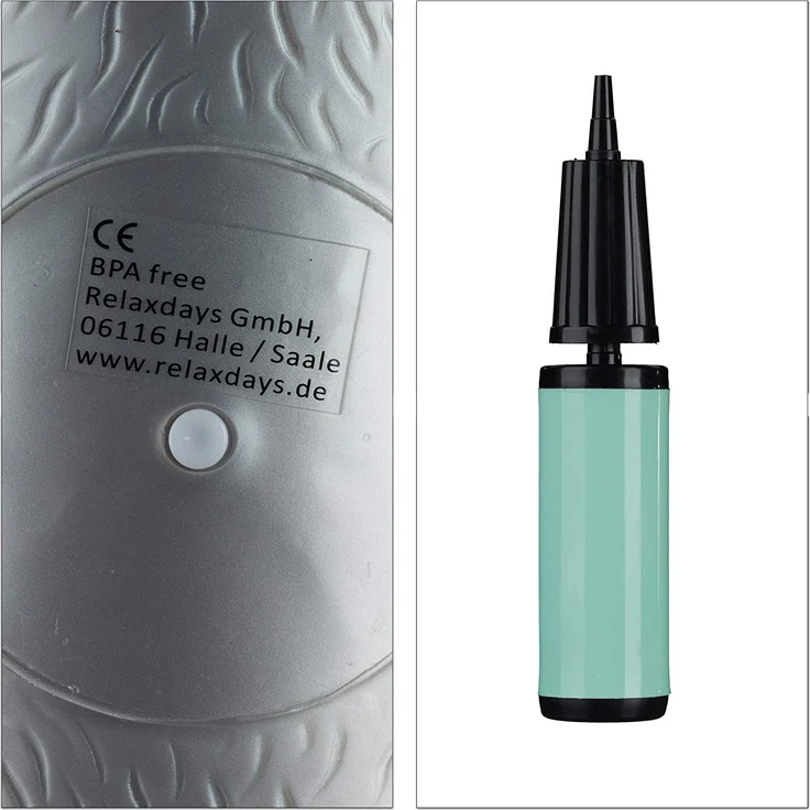 Relaxdays 10024991_111, grau Hüpftier Pferd, inklusive Luftpumpe, Hüpfpferd bis 50 kg, Hüpfpony BPA frei, für Kinder, Hüpfspielzeug – Bild 7