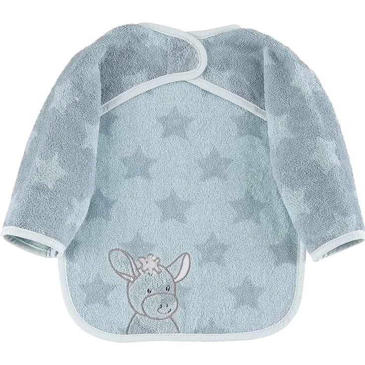Sterntaler Ärmellätzchen Esel Emmi, Größe: 46 x 73 x 1 cm, Mittelblau – Bild 2