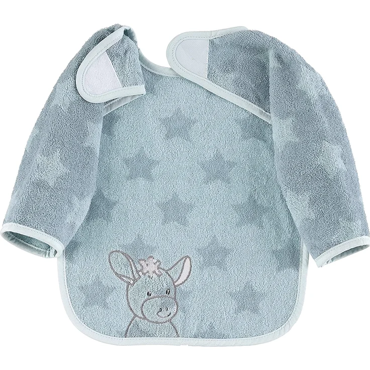 Sterntaler Ärmellätzchen Esel Emmi, Größe: 46 x 73 x 1 cm, Mittelblau – Bild 3