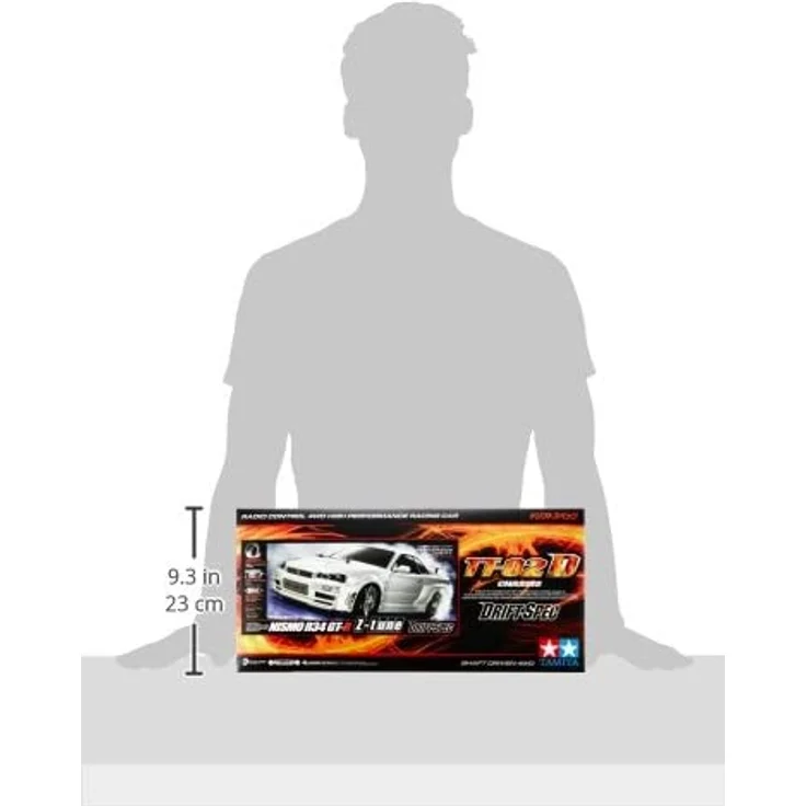 TAMIYA 300058605 - 1:10 RC Nismo R34 GT-R Z-Tune (TT-02D) – Bild 3