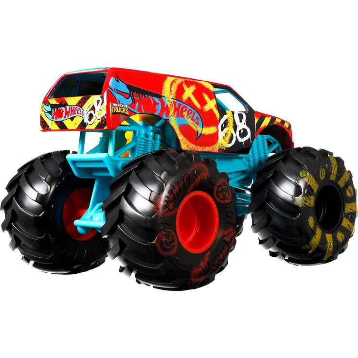 Mattel GWL09 - Hot Wheels - Monster Trucks Oversized- Fahrzeug, 1:24, Demo Derby – Bild 3