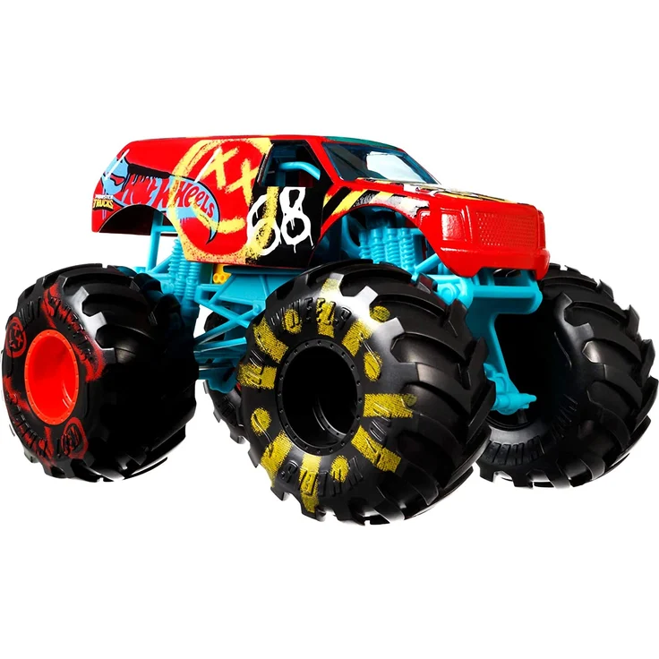 Mattel GWL09 - Hot Wheels - Monster Trucks Oversized- Fahrzeug, 1:24, Demo Derby – Bild 2