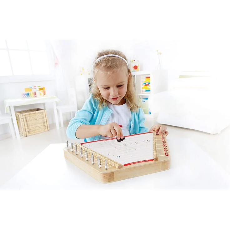 Hape E0323 Singende Harfe, Harfeninstrumente, Holz – Bild 3