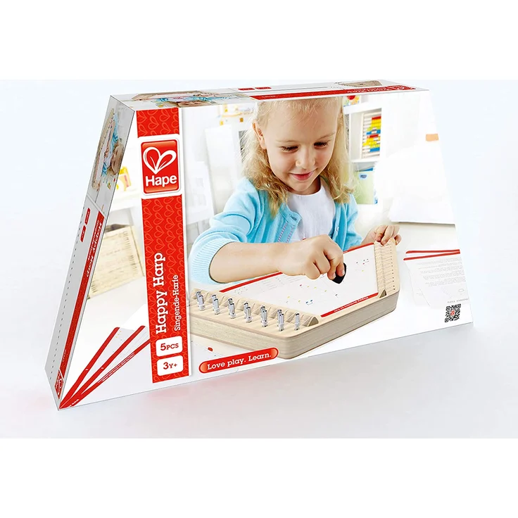 Hape E0323 Singende Harfe, Harfeninstrumente, Holz – Bild 6