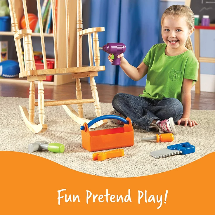 Learning Resources LER9230 New Sprouts Werkzeugkoffer für Kleinkinder, 6 Stück - Preisvergleich – Bild 5
