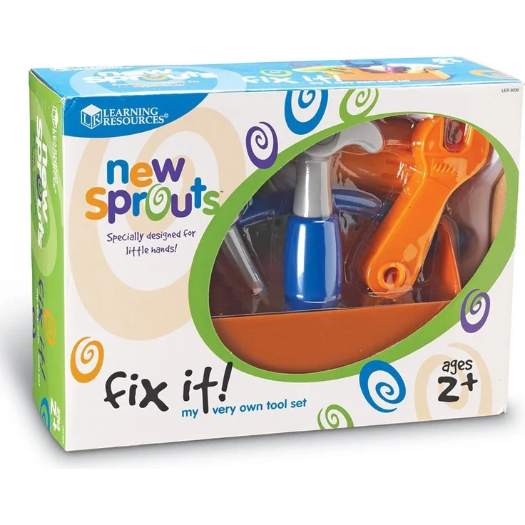 Learning Resources LER9230 New Sprouts Werkzeugkoffer für Kleinkinder, 6 Stück - Preisvergleich – Bild 8
