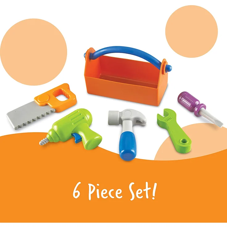 Learning Resources LER9230 New Sprouts Werkzeugkoffer für Kleinkinder, 6 Stück - Preisvergleich – Bild 2