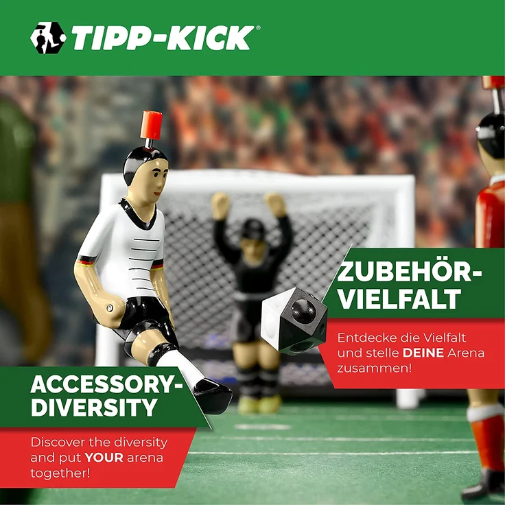 TIPP-KICK Netztore-Set I 2-teiliges Set I Original Zubehör Spiel I Ersatzteile I Weiß – Bild 4