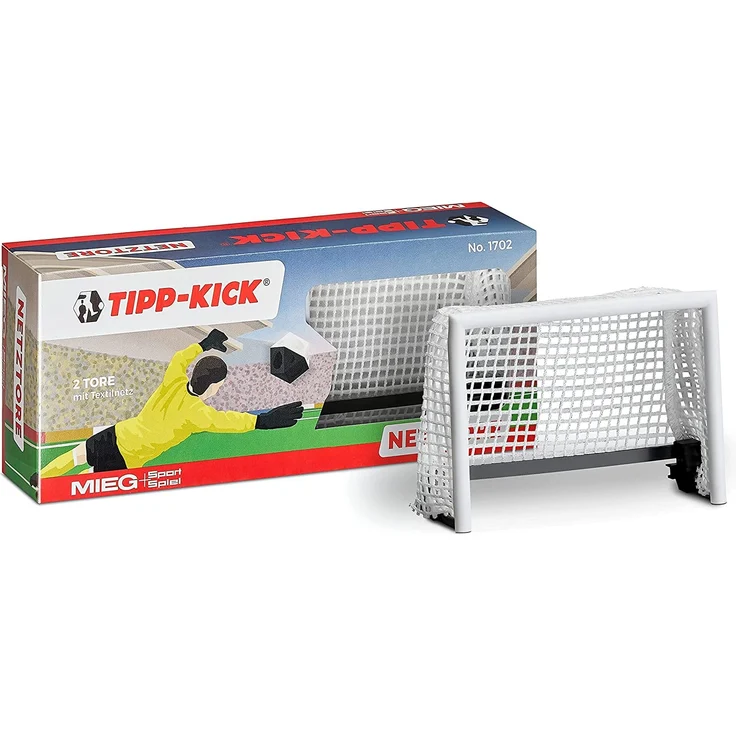 TIPP-KICK Netztore-Set I 2-teiliges Set I Original Zubehör Spiel I Ersatzteile I Weiß – Bild 1
