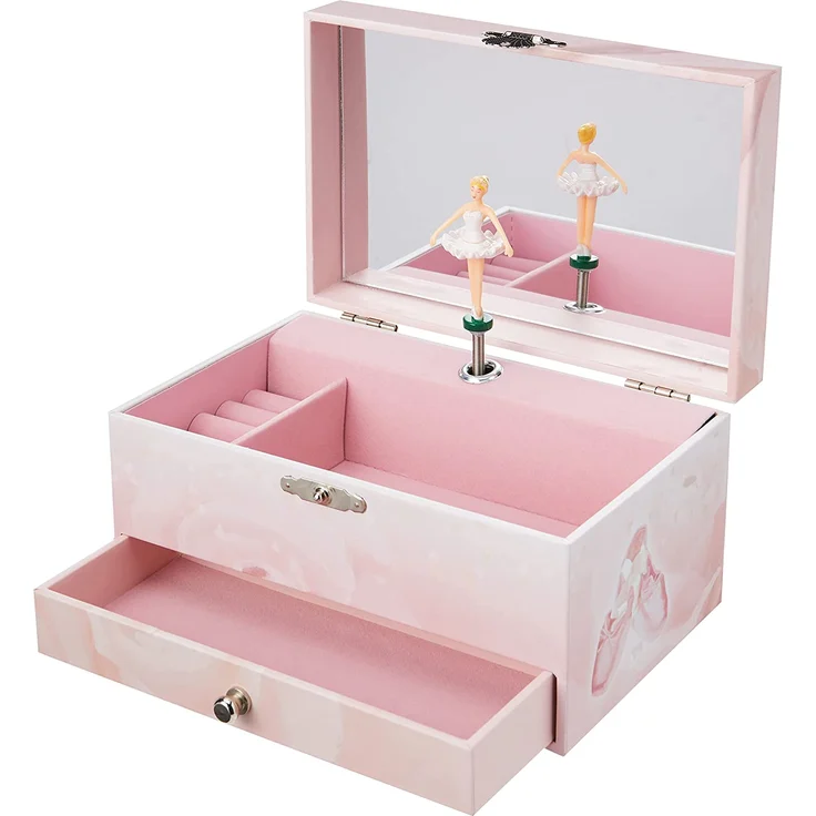 Schmuck Spieldose Tänzerin Rosa – Bild 2