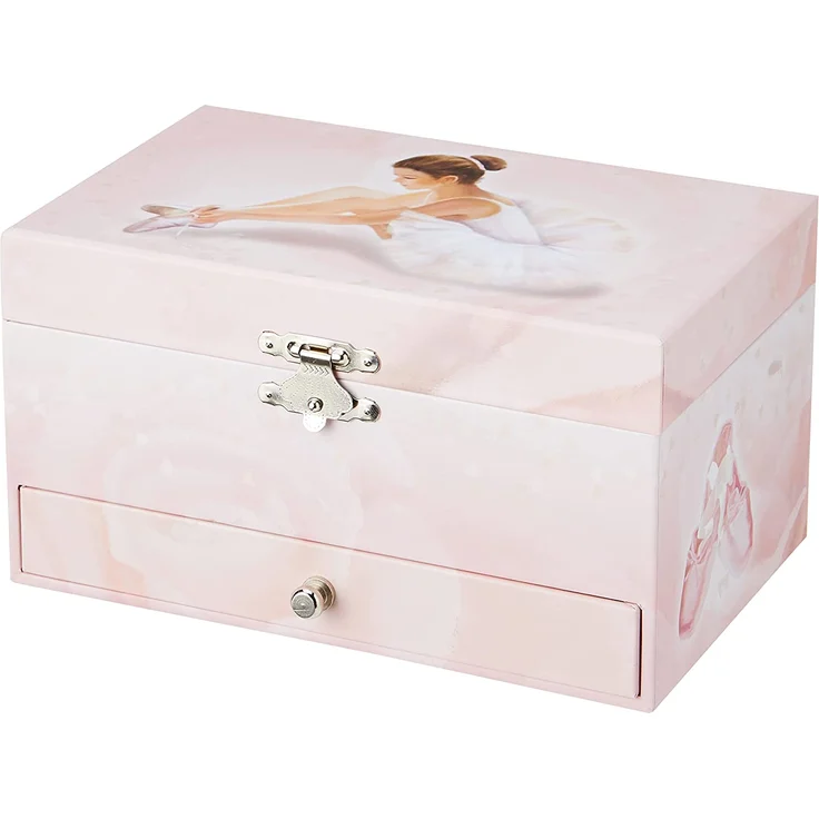 Schmuck Spieldose Tänzerin Rosa – Bild 1