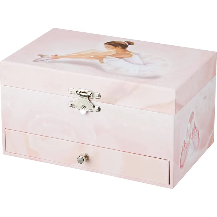 Schmuck Spieldose Tänzerin Rosa