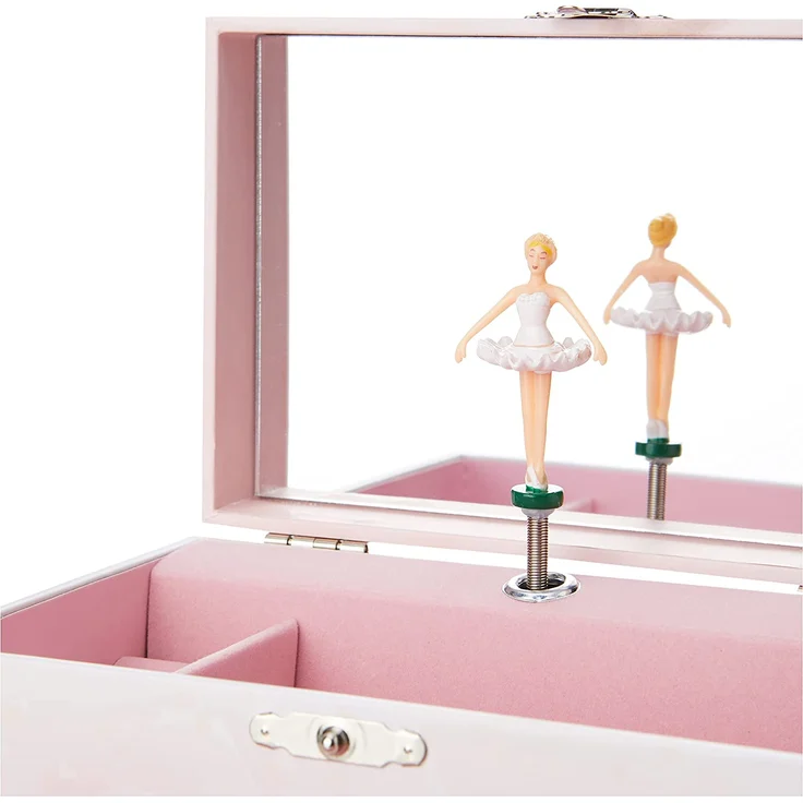 Schmuck Spieldose Tänzerin Rosa – Bild 4